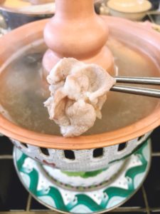 芳華火鍋公司：梅花豬肉套餐